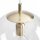 Suspension E27 en or clair boule de verre 30 cm rond