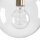 Suspension E27 en or clair boule de verre 30 cm rond