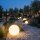 Boule lumineuse câble fiche Ø 20 cm IP65 avec LED E27 2700 K