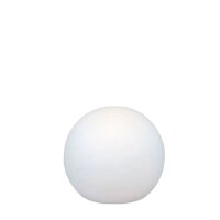 Boule de jardin avec câble Connecteur Blanc IP65...