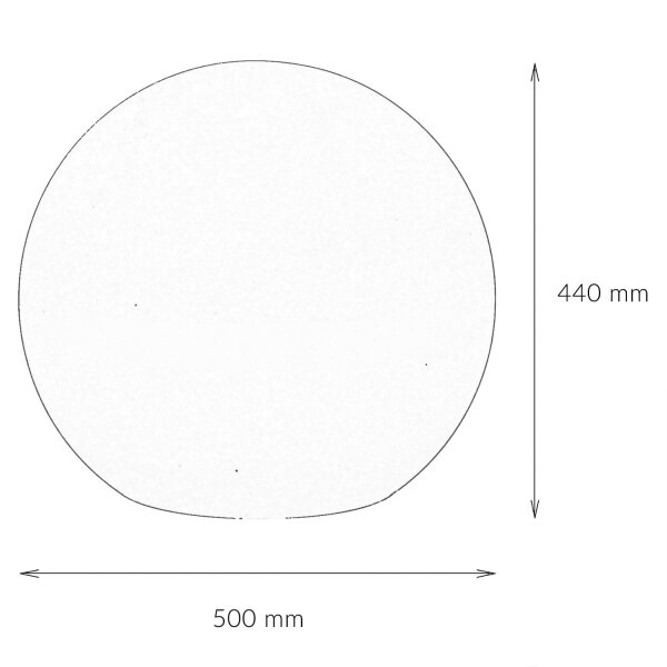 Lampe solaire dextérieur LED changeant de couleur Télécommande Ø 50 cm IP65