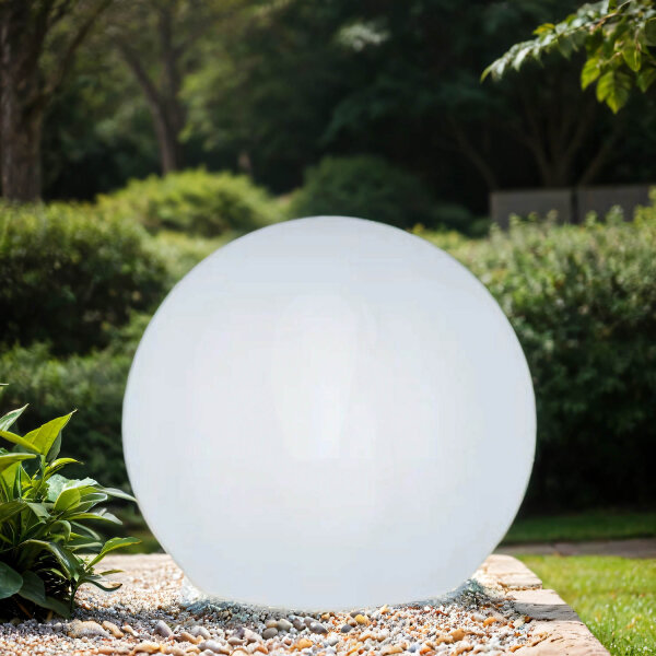 Lampe dextérieur LED Solar XXL Ø78cm RGBW Dimmer Télécommande IP65