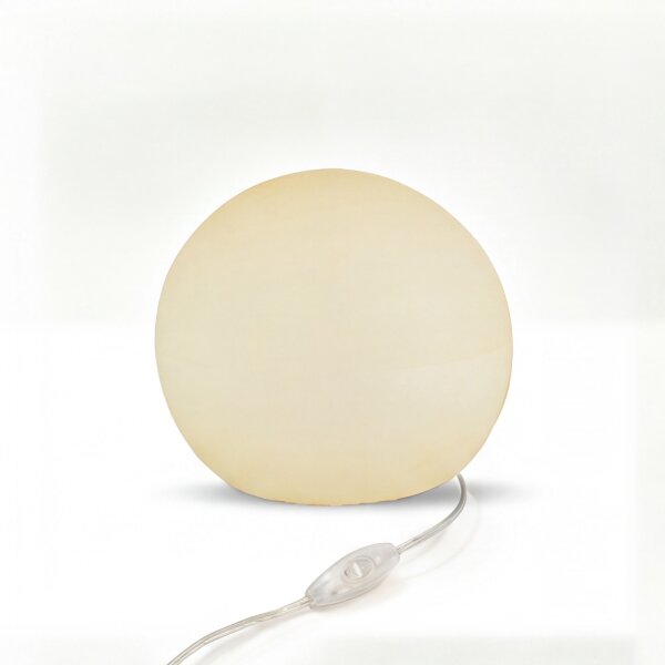Lampe boule câble fiche Ø 20 cm E27 LED 2700 K extérieur