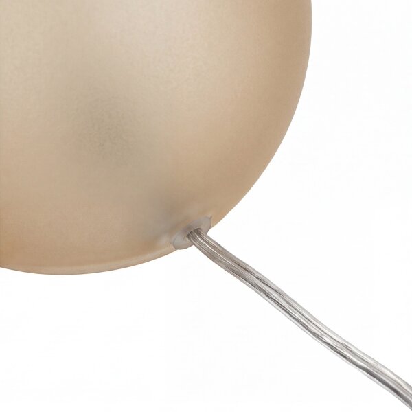 Lampe boule câble fiche Ø 20 cm E27 LED 2700 K extérieur