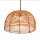 Boho Lampe à suspendre Ø 35 cm Corbeille Abat-jour Beige Noir E27