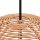 Boho Lampe à suspendre Ø 35 cm Corbeille Abat-jour Beige Noir E27