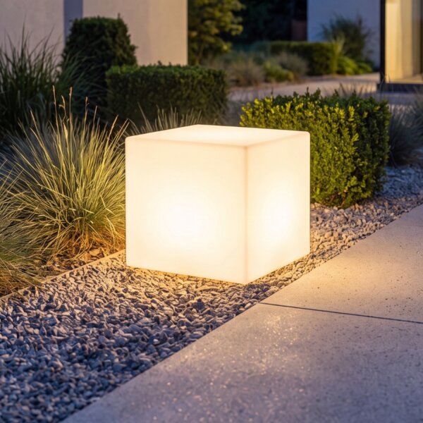 Lampe dextérieur Câble Connecteur Blanc IP65 incl. E27 LED L : 32 cm