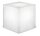 Cube lumineux avec câble Fiche L : 43 cm IP65 E27 LED 2700 K