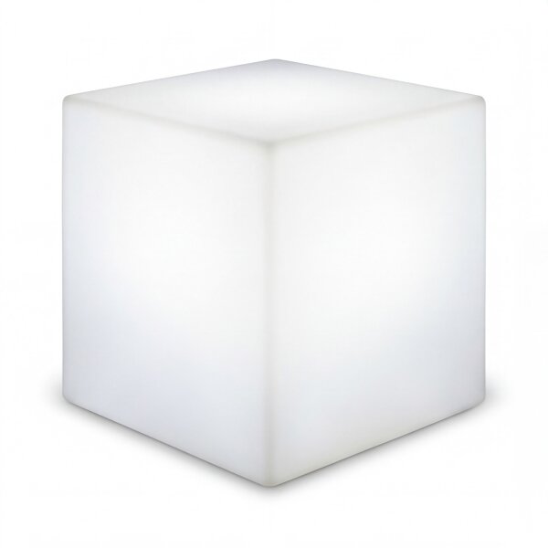 Cube lumineux solaire LED changeur de couleur Télécommande IP65