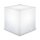 Cube lumineux solaire LED changeur de couleur Télécommande IP65