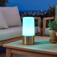 Akku Tischlampe LED Dimmer Farbwechsel portable IP44...