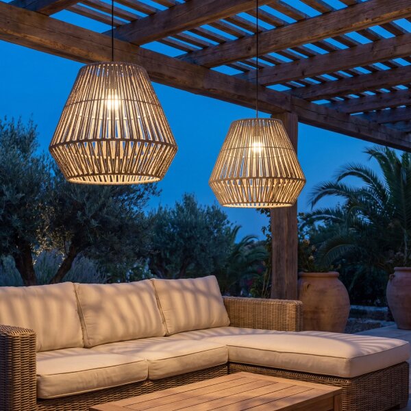 Suspensions extérieures Module LED Portable Variateur Télécommande IP54