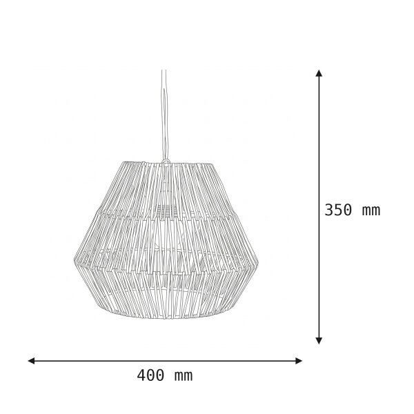 Suspension Boho LED Module Accu Variateur Télécommande IP54 extérieur