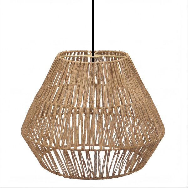 Lampe à suspendre Boho Ø 40 cm Corbeille Abat-jour Naturel Moderne E27