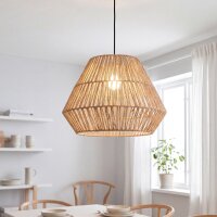 Lampe &agrave; suspendre Boho &Oslash; 40 cm Corbeille...