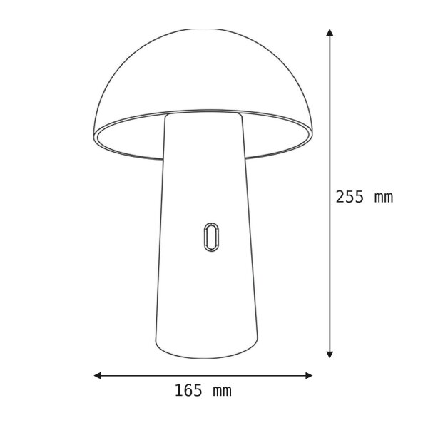 Lampe de table LED Sans fil Portable Touch Dimmer IP44 Extérieur