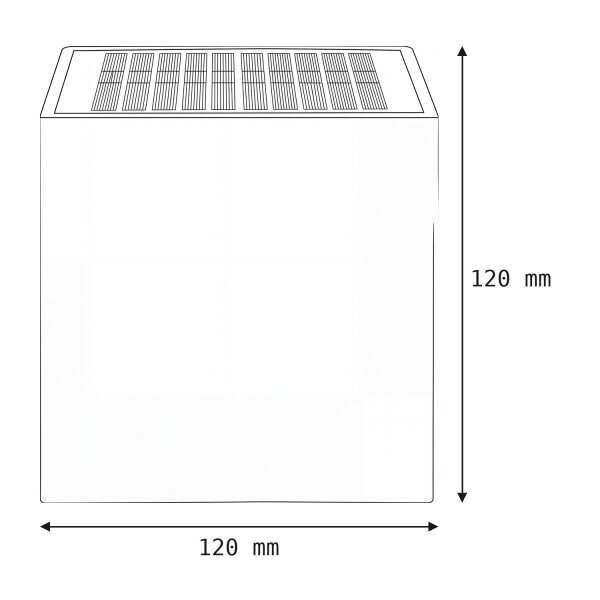 Applique murale LED solaire détecteur de mouvement télécommande IP65