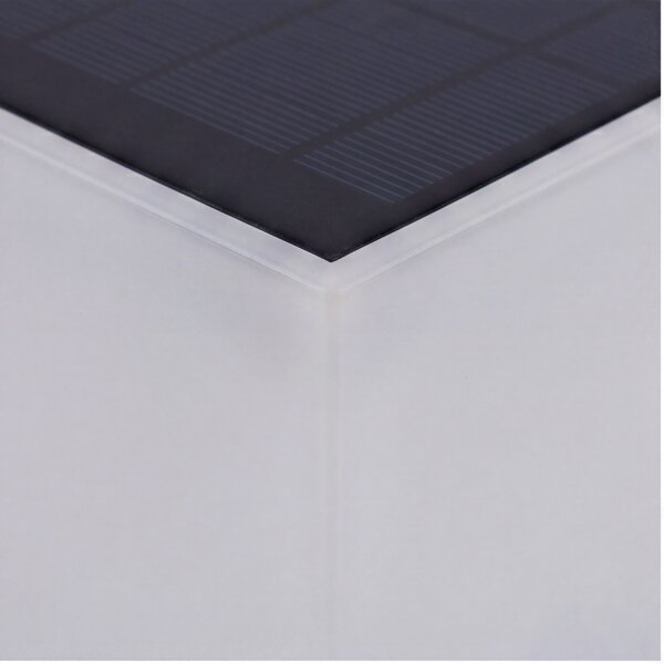 Lampe murale solaire à détecteur de mouvement LED blanche IP65 4000K extérieur
