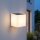 Lampe murale solaire à détecteur de mouvement LED blanche IP65 4000K extérieur