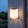 Lampe dextérieur solaire à détecteur de mouvement LED H : 18 cm IP65 mur