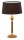 Blendarme Lampe de chevet tissu laiton v&eacute;ritable E27 60 cm