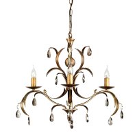 Suspension CANDELA 10 Bronze Lampe table à manger