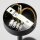 Plafonnier noir métal verre L:94 cm G9 GU10 6-flmg