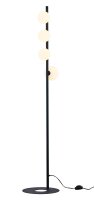 Petit lampadaire métal verre G9 151 cm avec...