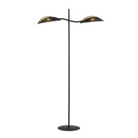 Lampadaire tissu métal 150 cm petit bras pivotant...
