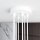 Suspension métal blanc L : 70 cm H : max. 100 cm réglable