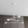 Suspension métal blanc L : 70 cm H : max. 100 cm réglable