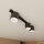 Plafonnier métal 70 cm de long Noir 3 feux GU10 AR111