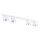 Plafonnier en métal blanc 90 cm de long 4-flamme GU10 AR111