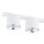 Plafonnier en métal blanc 90 cm de long 4-flamme GU10 AR111