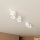 Plafonnier en métal blanc 90 cm de long 4-flamme GU10 AR111