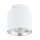 Spot de plafond blanc apparent Ø 11,5 cm H : 12 cm GU10 AR111 Métal