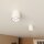Spot de plafond blanc apparent Ø 11,5 cm H : 12 cm GU10 AR111 Métal