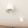 Spot de plafond blanc apparent Ø 11,5 cm H : 12 cm GU10 AR111 Métal