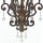Lustre GOTICA 4 Bronze 6-flmg Rustique Lampe