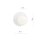 Applique verre métal blanc Ø 20 cm rond sphère abat-jour E14