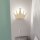 Applique murale chambre denfant avec fiche interrupteur couronne E14 bois