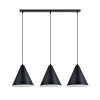 Lampe à suspendre métal L : 92 cm noir...