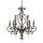 Lustre GOTICA 4 9xE14 raccourcissable Lampe rustique