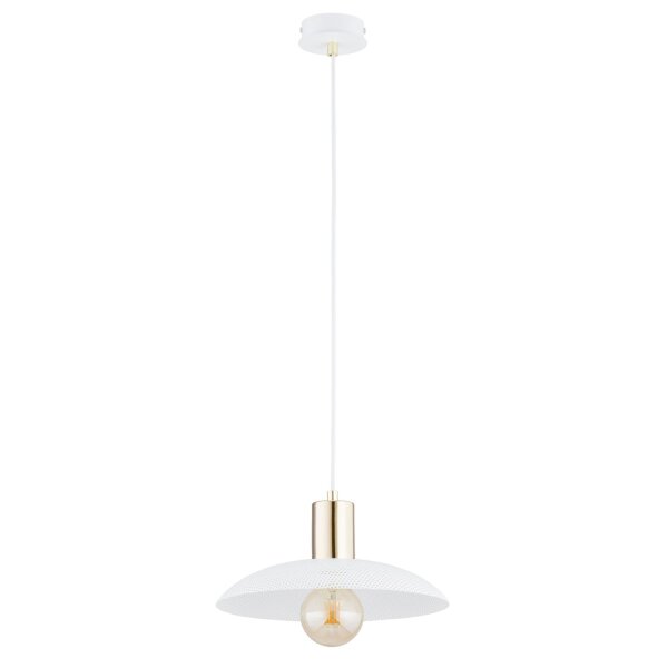 Suspension Blanc Or Ø 30 cm H : max. 100 cm réglable E27