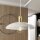Suspension Blanc Or Ø 30 cm H : max. 100 cm réglable E27