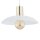 Suspension métal L : 90 cm E27 blanc or 3 flammes E27