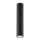 Plafonnier Noir Ø 6 cm H : 30 cm Métal GU10 Apparent