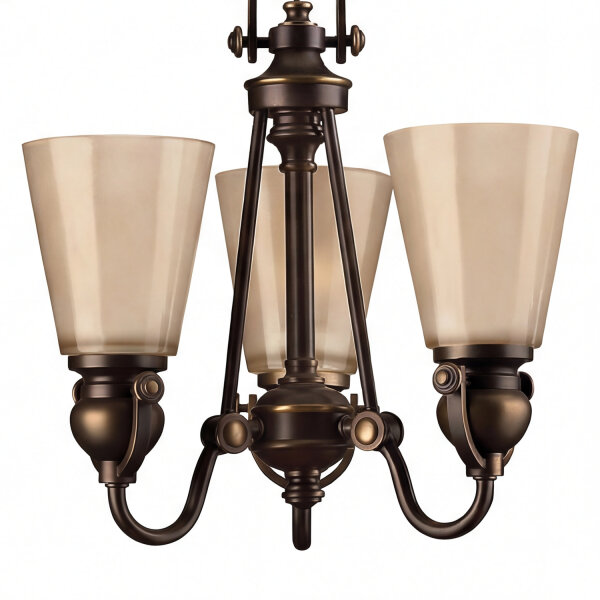 Lustre ANABELL 7 Bronze 3-flmg à raccourcir Lampe