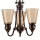 Lustre ANABELL 7 Bronze 3-flmg à raccourcir Lampe