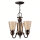 Lustre ANABELL 7 Bronze 3-flmg à raccourcir Lampe